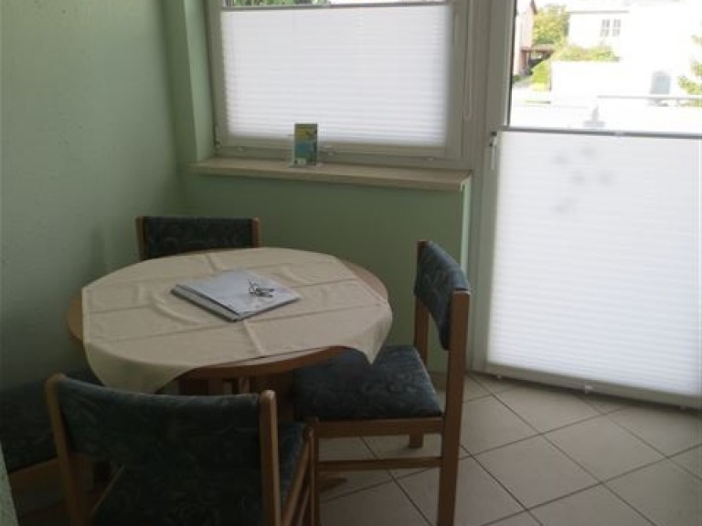 Apartment 8 Veranda zum Balkon